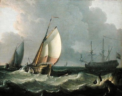 Seascape by Ludolf Backhuysen
